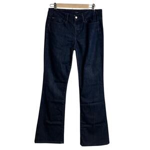 Joe's Jeans Visionaire Mid-Rise Bootcut Flare Dark Wash Denim Stretch Size 28